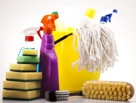 Professional commercial cleaners working around Canary Wharf office access and security procedures